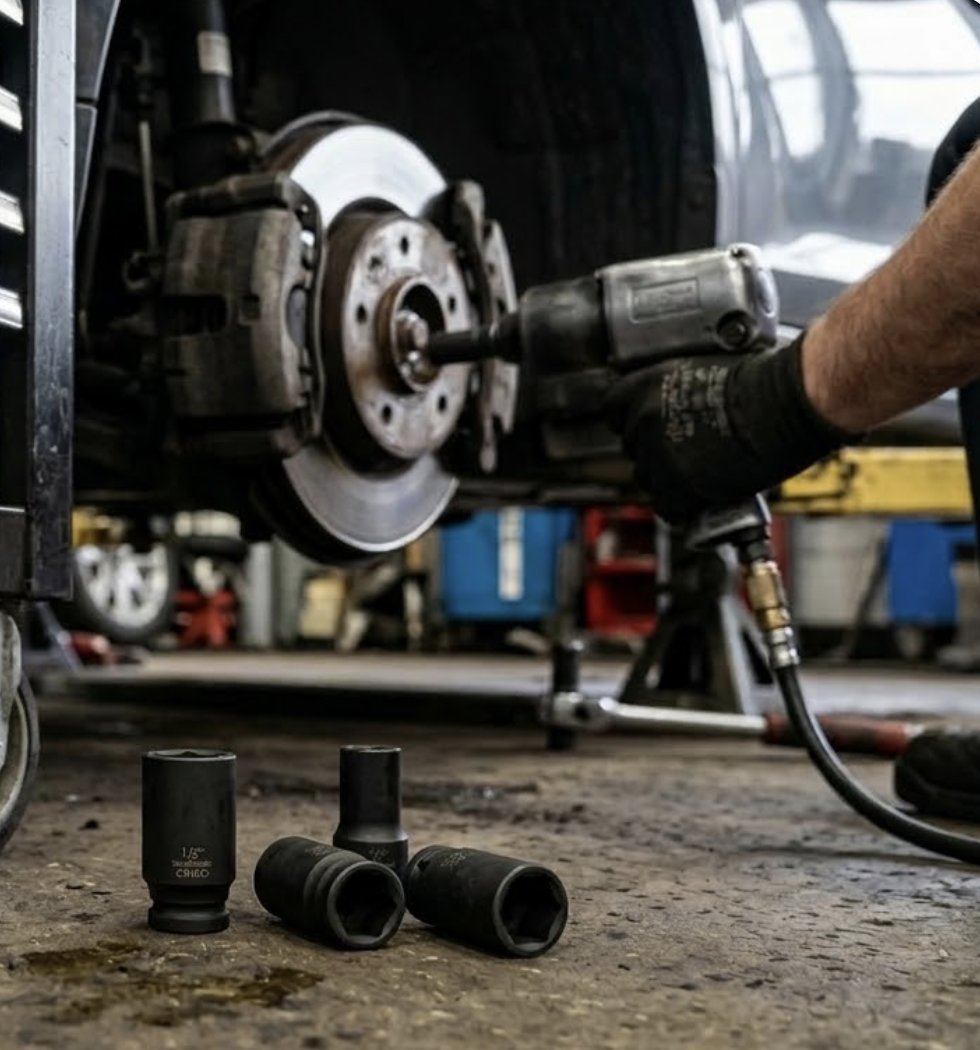 Impact sockets for automotive repair