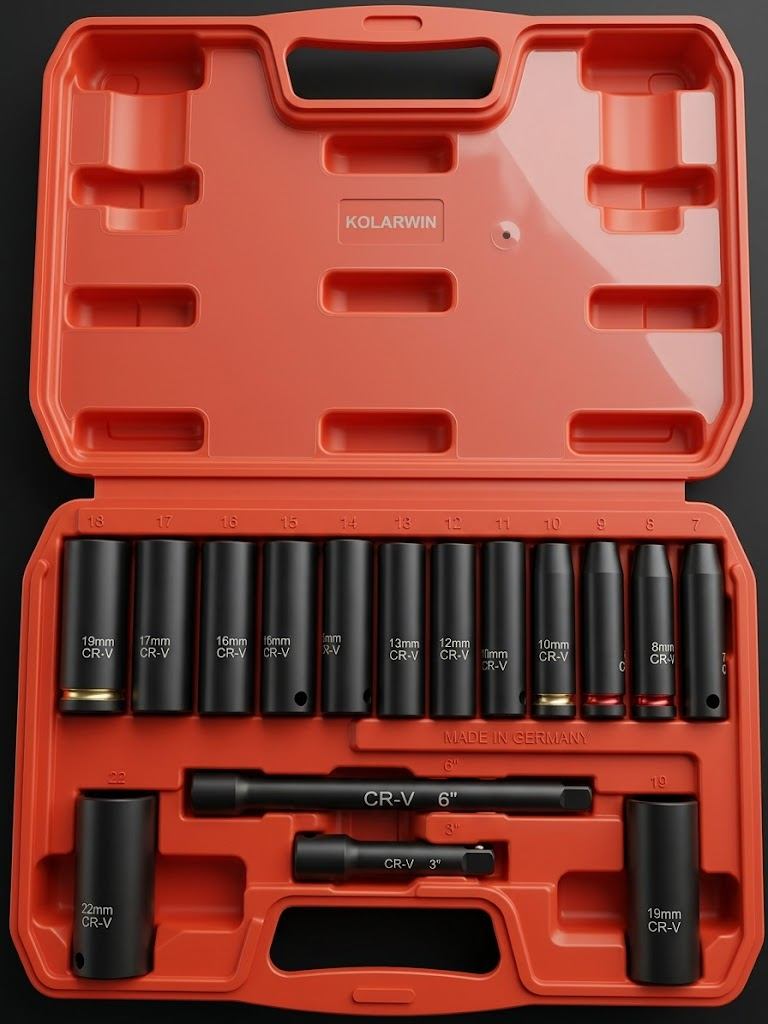 3/8 inch impact socket set 16pc