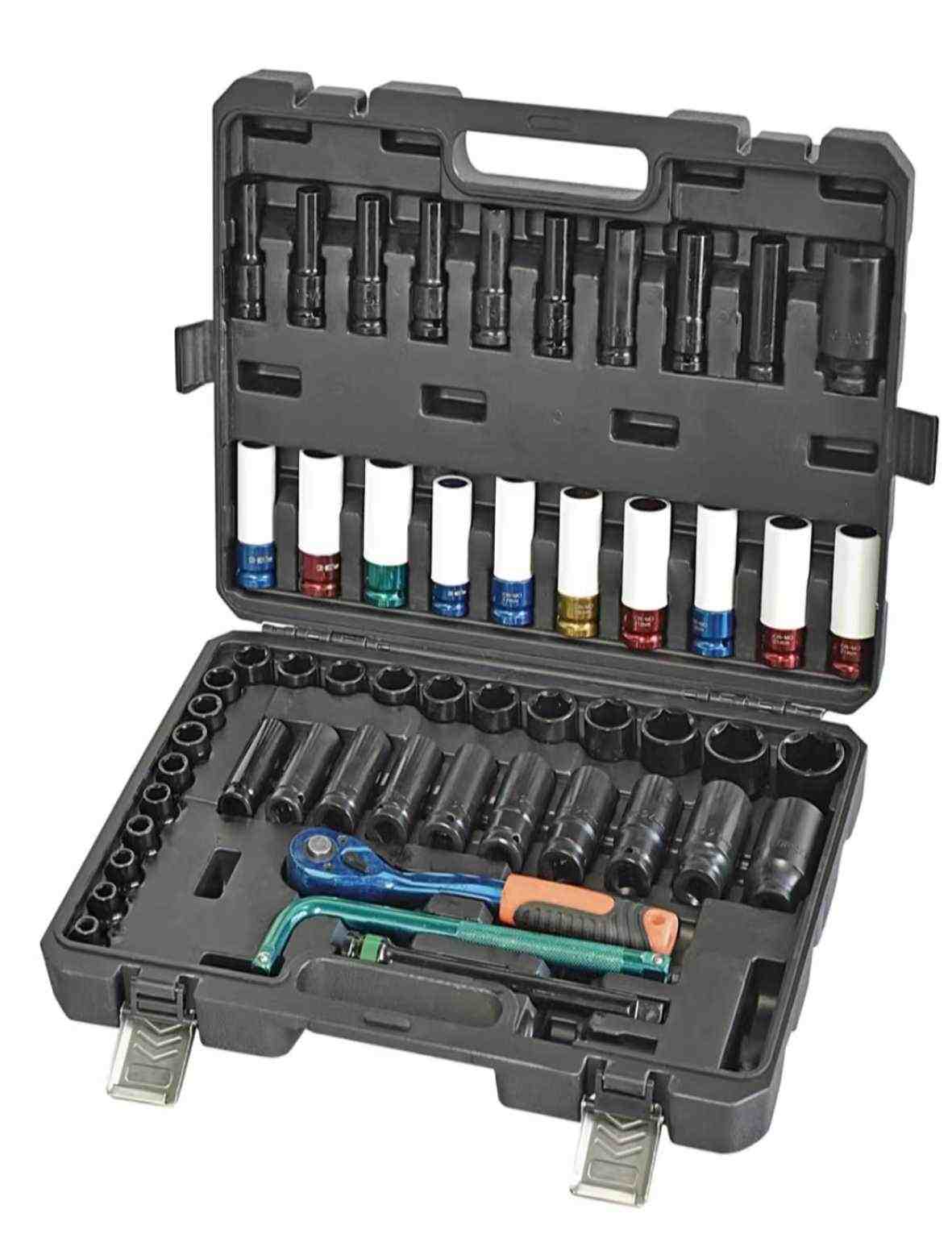 43-piece color protective socket set — complete OEM tool kit by Kolarwin