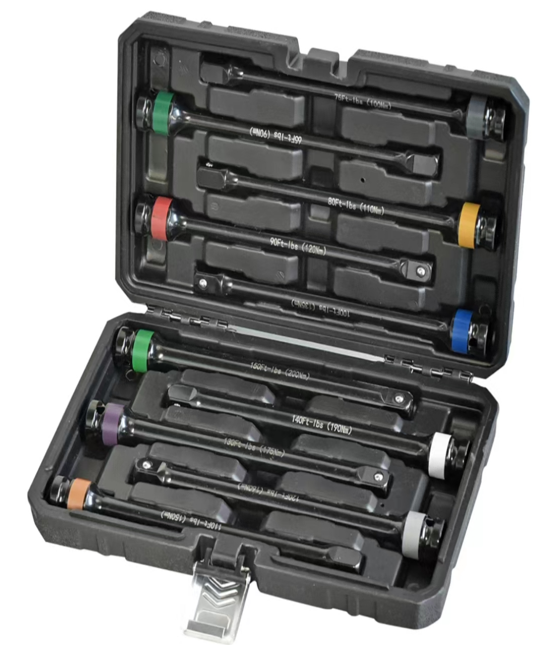 All Black Torque Bar Multi-Size Kit