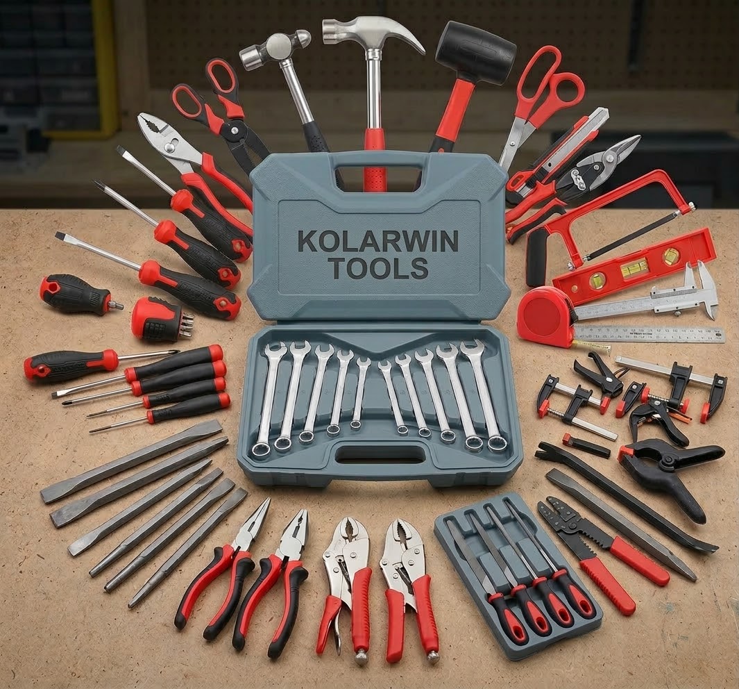 Hand tools – wrenches, pliers, screwdrivers