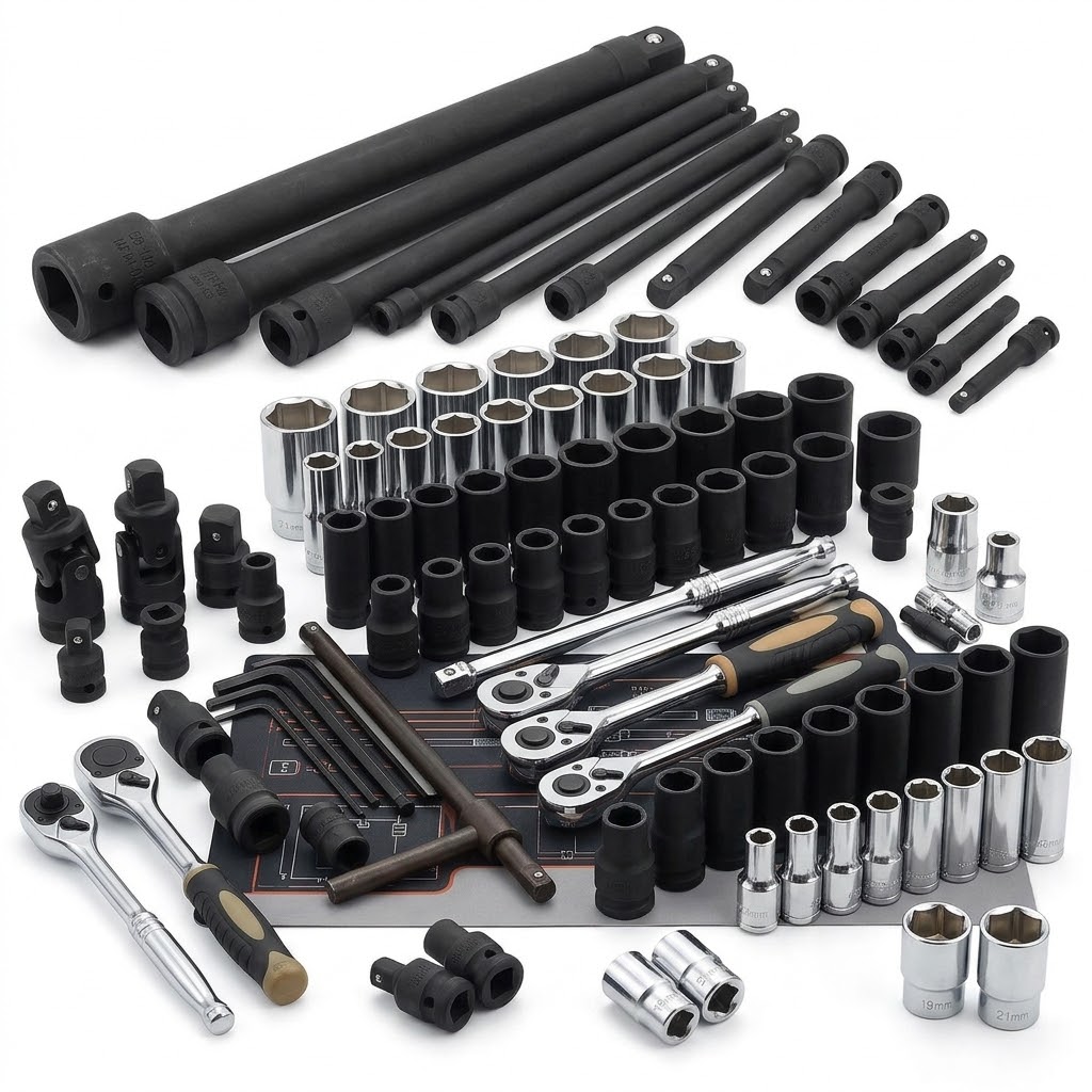 Socket tools – socket sets, impact sockets, ratchets