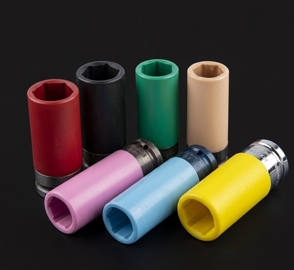 1/2 inch drive color protective socket close-up detail