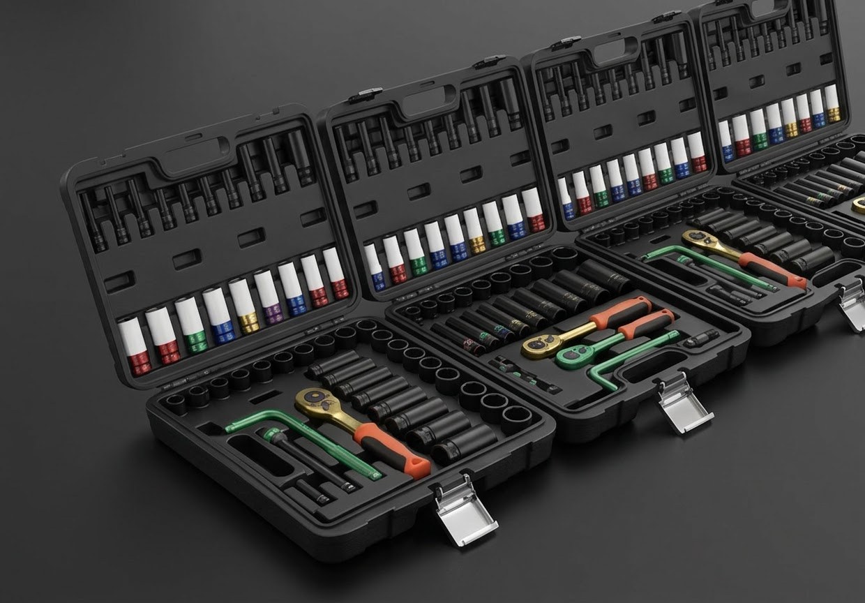 Kolarwin color protective socket set — OEM wheel safe sockets with color-coded sleeves