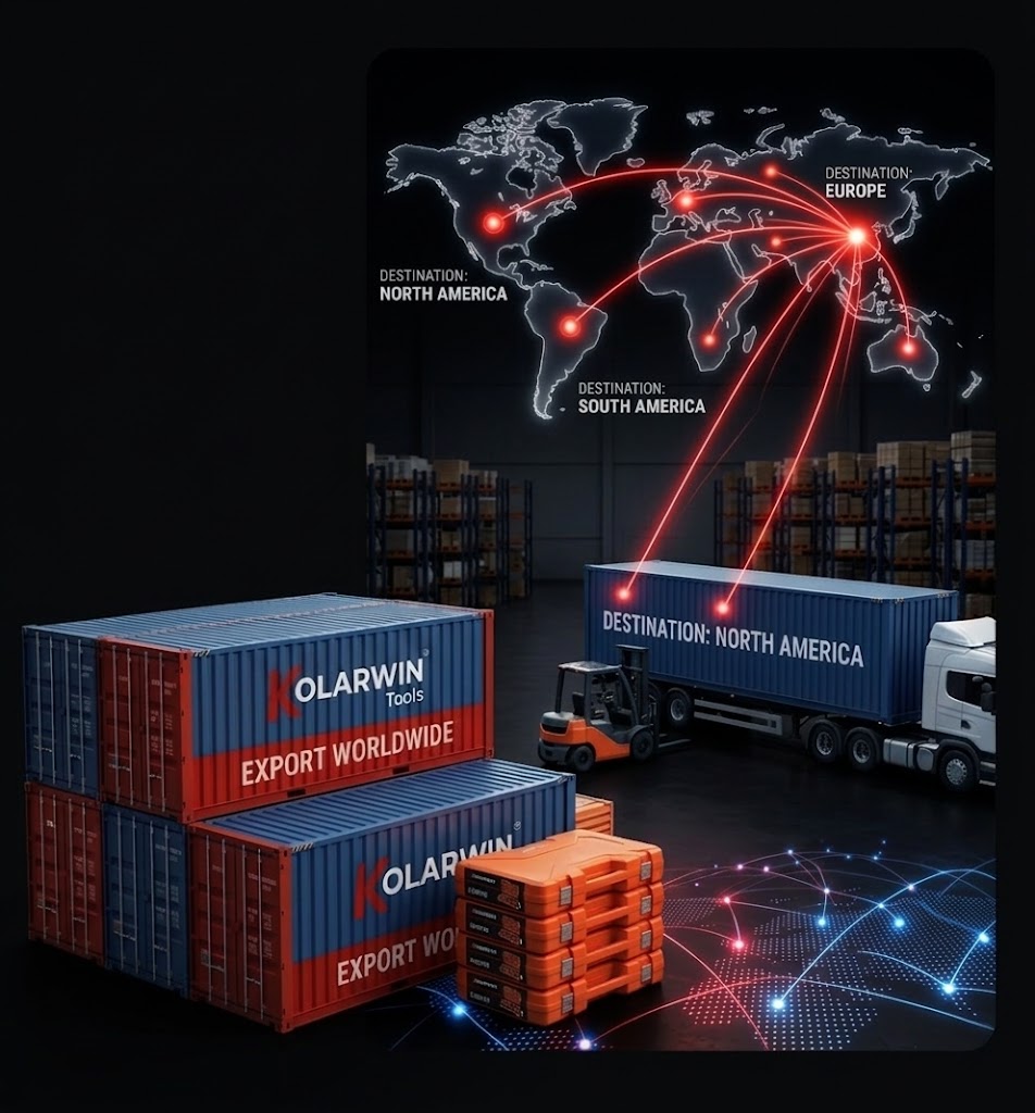 Kolarwin Tools – Export Worldwide, Shipping Containers to 60+ Countries
