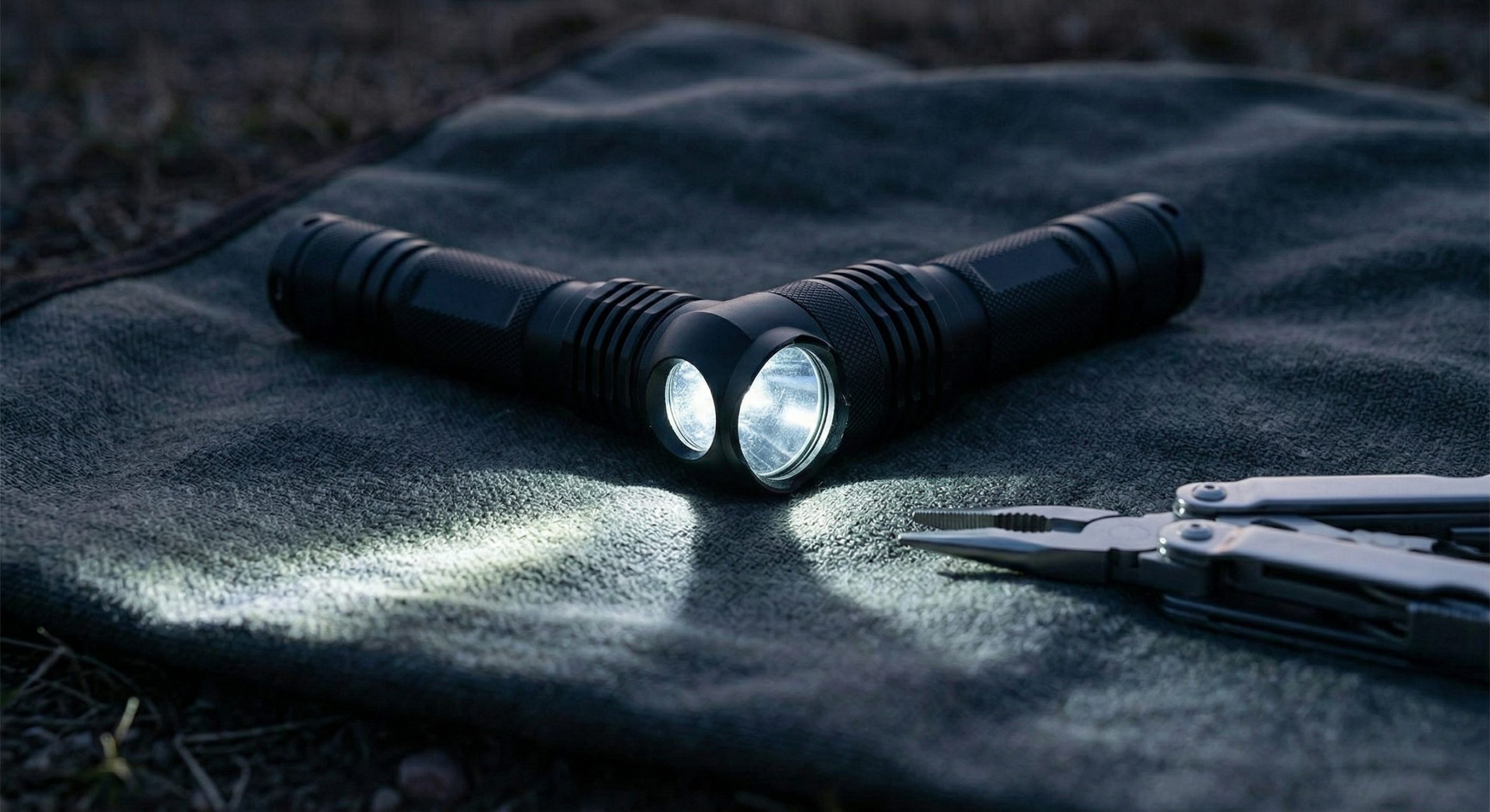 LED flashlight emergency light car kit night visibility roadside