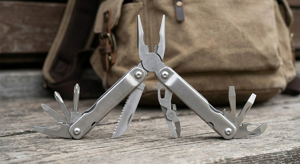 multi tool survival tool portable emergency kit automotive outdoor