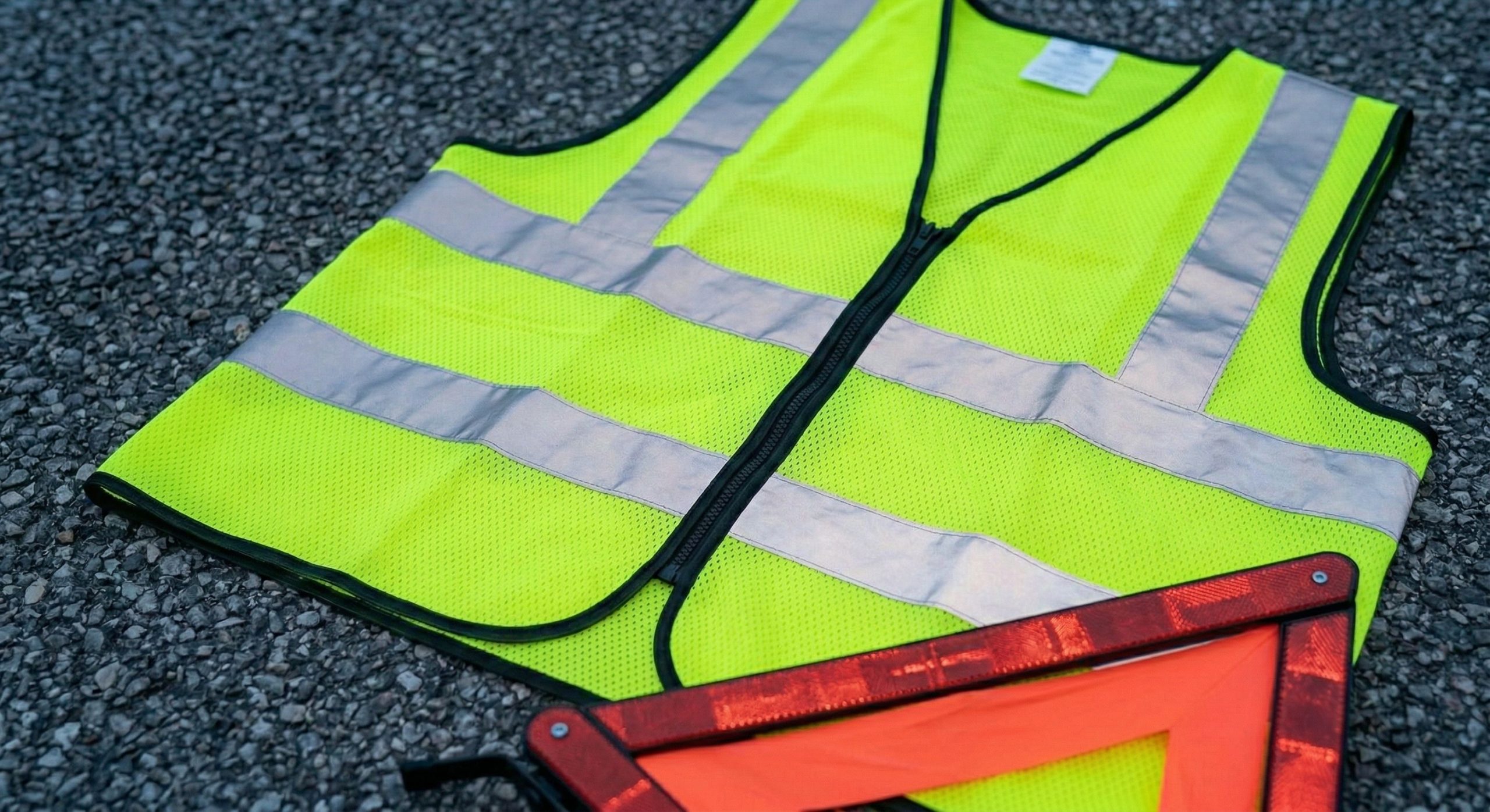 reflective safety vest high visibility roadside emergency gear