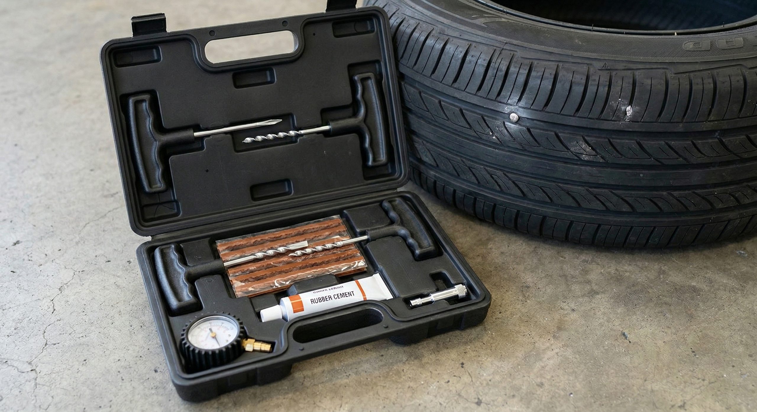 tire repair kit puncture repair kit roadside emergency tool