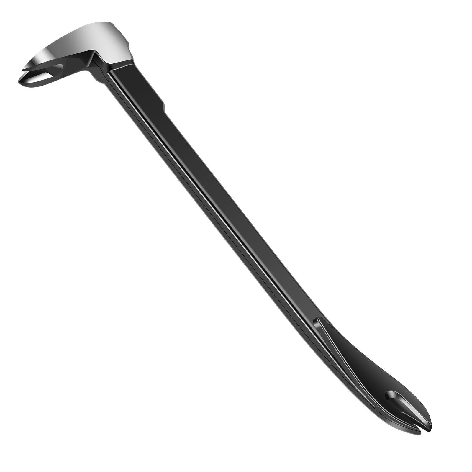 Cat's paw pry bar and nail puller — precision extraction tool for removing embedded nails, trim boards, and flooring without surface damage