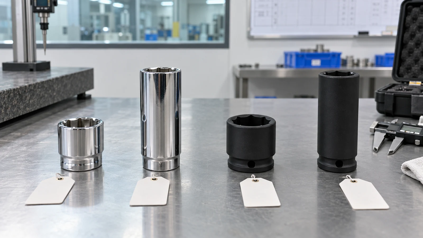 Separate hand-drive and impact-rated socket depth families