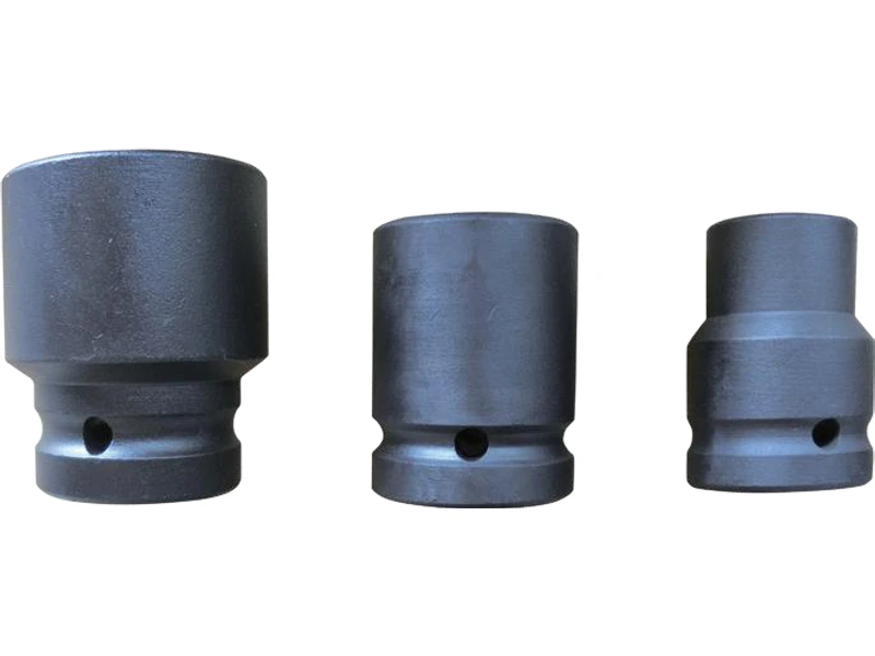 Three socket bodies with different stepped outer profiles