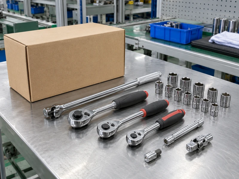Blank carton and buyer RFQ assortment for ratchet products