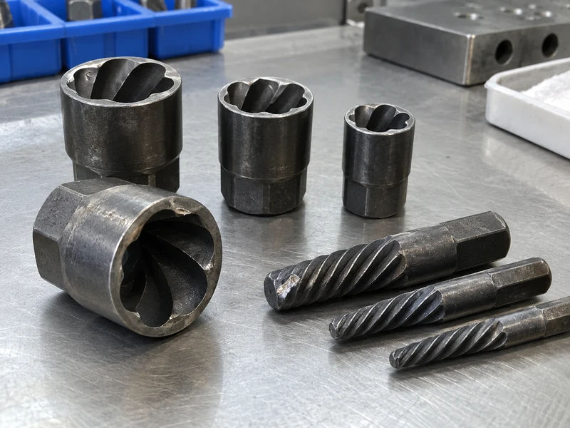 Worn and chipped extractor inspection