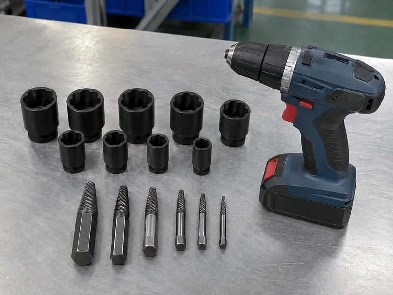 Bolt-extractor kit planning assortment