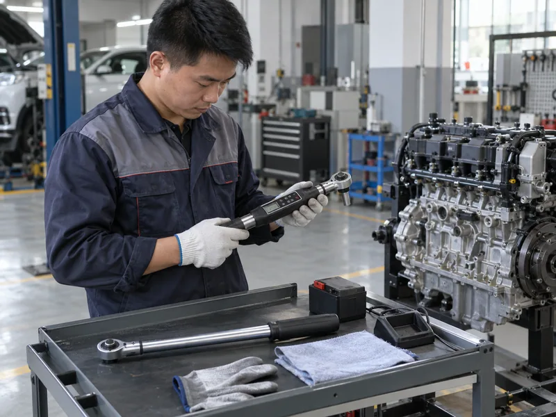 Click and digital torque wrenches trialed in a realistic automotive service environment