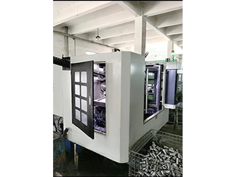 CNC machining equipment in a supplier workshop