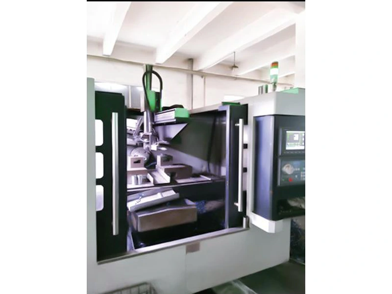 Open CNC machining enclosure and tooling