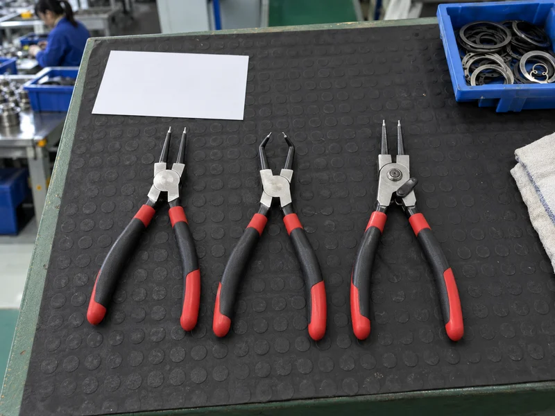 Dedicated snap ring pliers and a convertible plier arranged for a buyer comparison